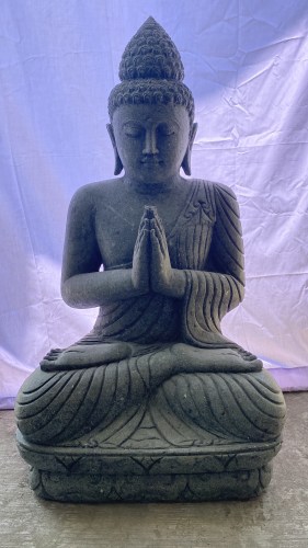 SEATED BUDDHA PRAYING 120 CM A FRONT